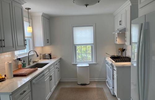 Whitehall Maison | Classic Pittsburgh Colonial with modern updates /beautiful pin oak lined street