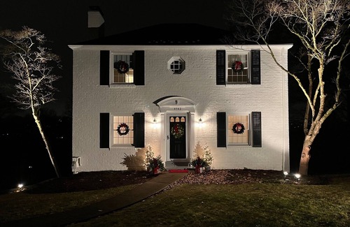 Whitehall Maison | Classic Pittsburgh Colonial with modern updates /beautiful pin oak lined street