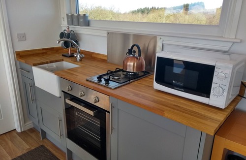 Dalry Cabine | Cleeves Cabins, Arran Luxury Lodge with hot tub