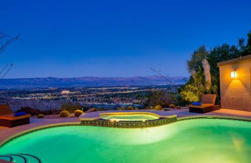 Palm Desert Maison | Cliff House - El Paseo Retreat with amazing views of Palm Desert city lights