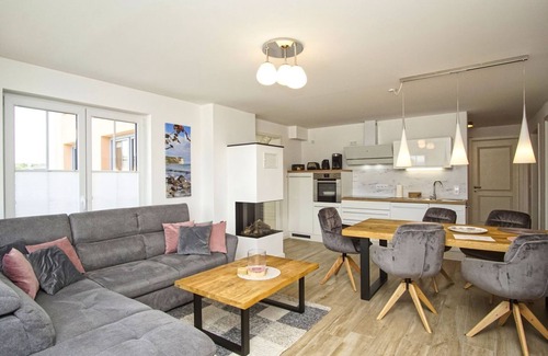 Lauterbach Appartement | Close to the sailing harbor, balcony, own sauna - Alte Fischfabrik Lauterbach FeWo 10