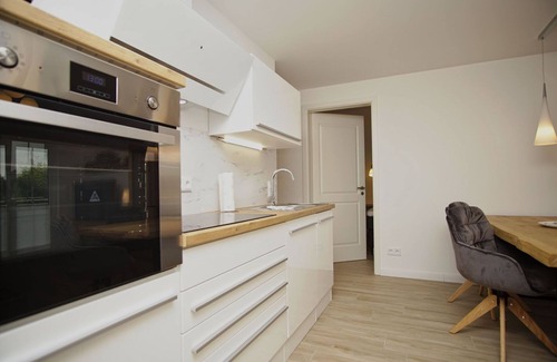 Lauterbach Appartement | Close to the sailing harbor, balcony, own sauna - Alte Fischfabrik Lauterbach FeWo 10