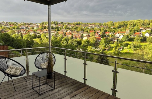 Dornstetten Appartement | Cloudcabins N° 3 Aufzug Balkon Marktplatz