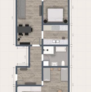 Leinefelde-Worbis Appartement | CLUBHAUS 6 - Dachwohnung mit 2 Schlafzimmern, Balkon & Netflix