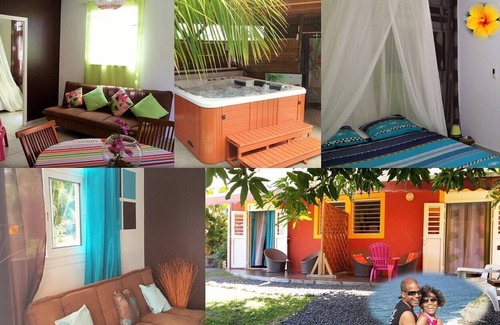 Baillif Maison | COCO MANGO 2 F2 avec spa proches Soufrière idéal randonnée, rivière, mer, voile