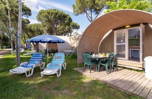 Tuoro sul Trasimeno Station Balnéaire | Coco Tent - Deux Chambres Resort, Couchages 4