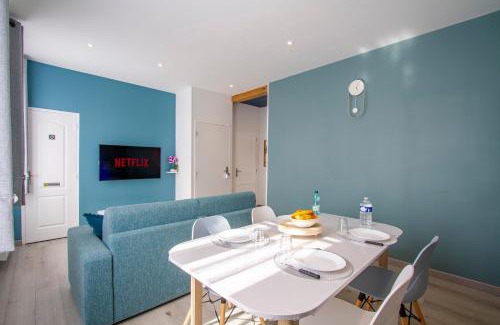 Chalons-en-Champagne Appartement | Cocon d'Hiver - Netflix & Wifi - Parking Gratuit - check-in 24H24 - Kit Bébé disponible sur demande - Emplacement Vélos - GoodMarning