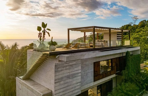 Santiago Maison | Colina Grande: Brand New, Luxury 7 Bedroom Villa Above Playa Hermosa