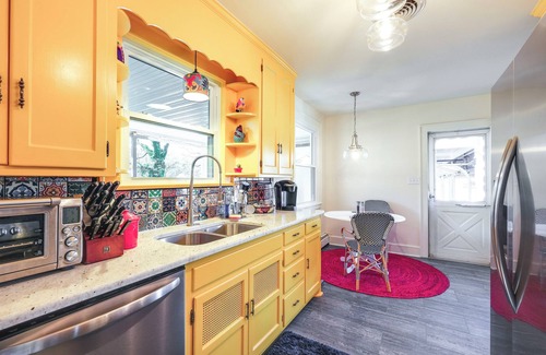 Roanoke Maison | Colorful Roanoke Vacation Rental w/ Hot Tub!