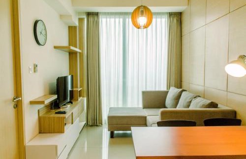 Serpong Appartement | Comfort and Minimalist 1BR at Tree Park City BSD Apartment By Travelio