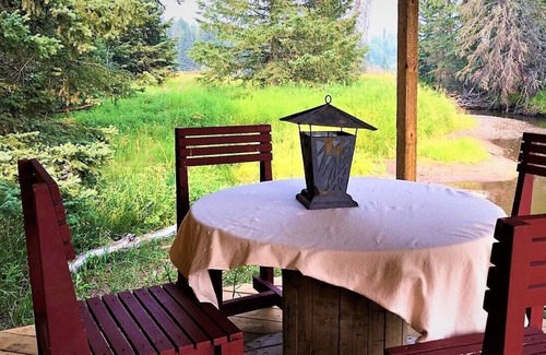 Clearwater County Cabine | Rustic Log Cabin nestled on Tay River