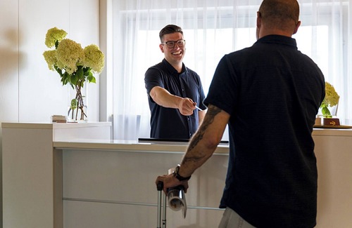 Loerrach Appartement | Comfort family room with shower and WC
