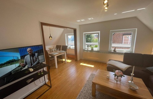 Landkirchen Appartement | Comfortable apartment on Fehmarn with garden, fitness room and private parking space