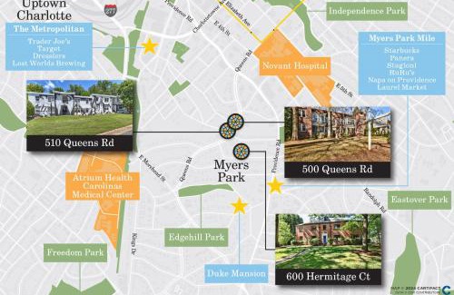 Cherry Maison | Comfortable and stylish condo near Myers Park