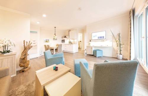 Boergerende-Rethwisch Appartement | Grande suite confortable, piscine et sauna, à 30 mètres de la plage, grand balcon orienté sud