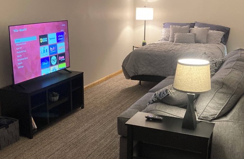 Hudson Maison | Comfortable Private room with bathroom and kitchenette.