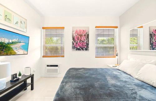 West Avenue Appartement | Comfy 1BR in Miami Beach's Heart w BBQ zone