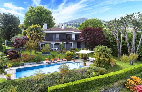 Nebbiuno Villa | Villa confortable avec piscine privée et vue sur le lac! - Villa Isabella