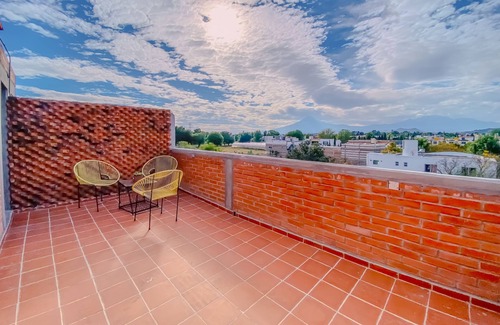 Cholula Appartement | Con VISTA espectacular de San Andrés Cholula, Puebla. Pueblo magico