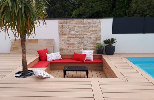 Saint-Sulpice-de-Royan Maison | Villa contemporaine avec piscine chauffée