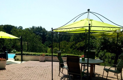 Pujols Appartement | Appartement contemporain spacieux au bord de la piscine, PISCINE PRIVÉE, jardin clos