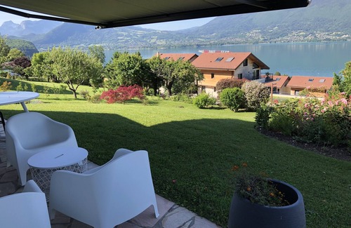 Veyrier-du-Lac Maison | Villa contemporaine avec vue lac à 180°