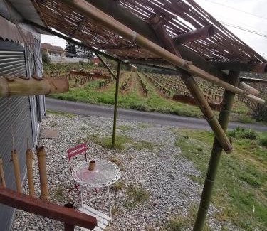 Massillargues-Attuech Appartement | Conteneur avec spa privé face aux vignes