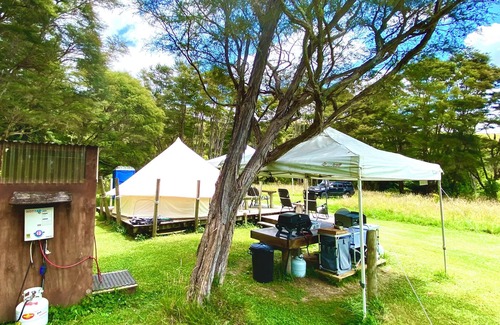 Coroglen Location De VR | Coro Camping Glamping in nature. Totally private with own bush clad river pool