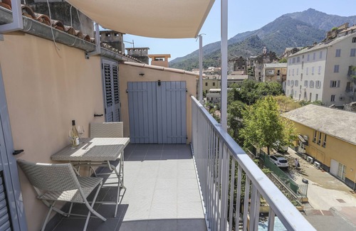 Corte Appartement | Corte centre, climatisation, ascenseur. le top!