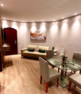 Gonzaga Hôtel | Cosmopolitan PRAIA Flat com Estacionamento Grátis - Gonzaga - Ap 76
