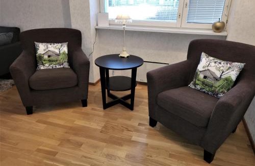 Narpes Appartement | Cosy 1 bedroom apartment with terrace and sauna, best location