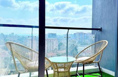 Thompson Estate Appartement | Cosy 1 br furnished rental near Junction mall in Lavington area Nairobi city.