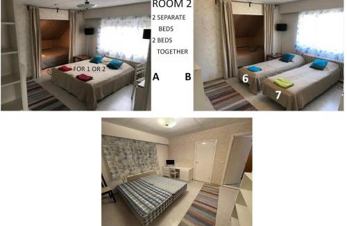 Vantaa Appartement | Cosy 4 Big r+sauna house near communication+market