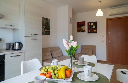 Silvi Marina Appartement | Agréable appartement avec piscine, climatisation, WIFI, TV, terrasse et animaux admis