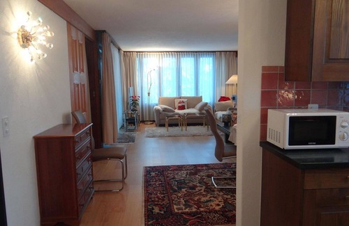 Engelberg Appartement | Joli appartement pour 4 personnes avec piscine, WIFI, TV et balcon