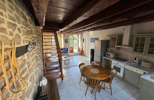 Roz-sur-Couesnon Maison | Cosy house Le Cerisier, view of Mont-Saint-Michel