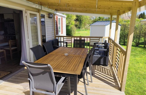 La Haye Maison | Cosy mobile home in a 4-star campsite 10 minutes from the sea!
