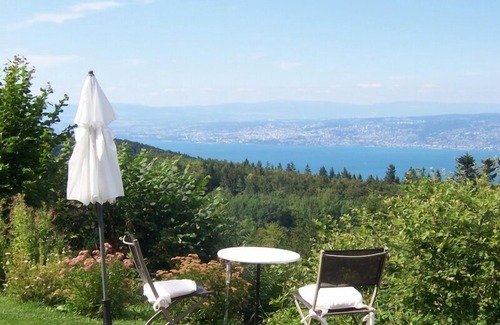 Thollon-les-Memises Appartement | Studio moderne et douillet, vue superbe sur le lac, pour 3 personnes