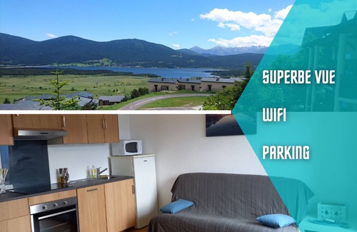 Les Angles Appartement | Cosy Mountain T2 Cabin - Lake View
