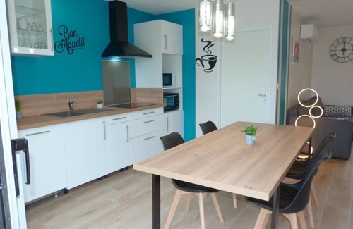 Saint-Pardoux Villa | Agréable maison neuve, cosy proche lac, plage et bourg, TV, WIFI, parking