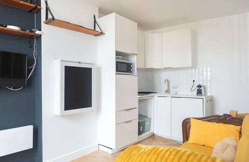 Le Pre-Saint-Gervais Appartement | Studio cosy et calme proche La Villette