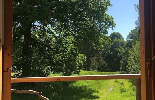 Saint John's Town of Dalry Location De VR | Cosy Woodland off Grid Shepherds Hut - Hazel