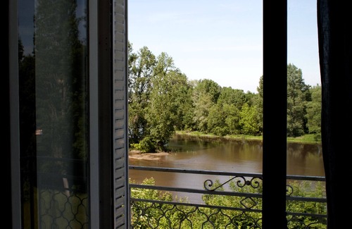 Chenehutte-Treves-Cunault Maison | Magnifique gîte 4 * - 6/14 pers avec piscine-Face Loire