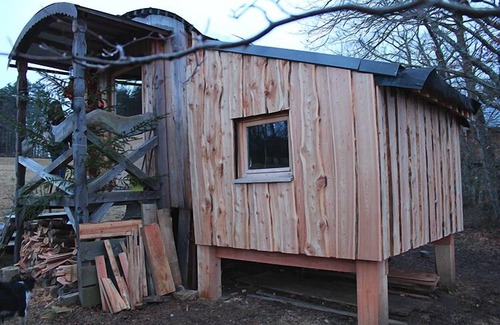 Saint-Paul-les-Monestier Cottage | La Roulotte Tanière aux Loups