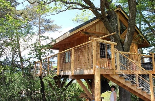 Saint-Paul-les-Monestier Cottage | La Roulotte Tanière aux Loups