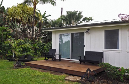 Wainiha Maison | Votre chalet privé en bord de mer au paradis! Cottage # 1 Plumeria TVNC # 1045