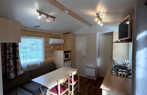 Leuk Maison | Cottage 4 Ideales 2 Zimmer Mobilhome für 3 Erwachsene +1 Kind auf Ecksofabett