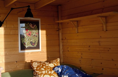 Dargun Cabine | Cottage can be used all year round with fireplace & sauna