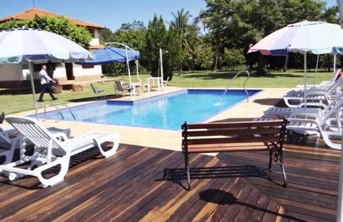 Barao de Antonina Maison | Cottage dans le barrage de Chavantes, avec plage, piscine, rampe de mise à l'eau, île