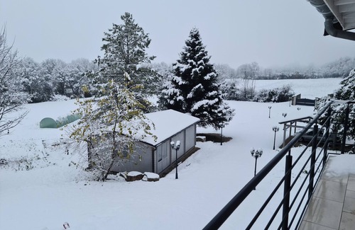 Parmilieu Cottage | Cottage 'Le Rocher De La Baronne' with Mountain View, Private Pool and Wi-Fi